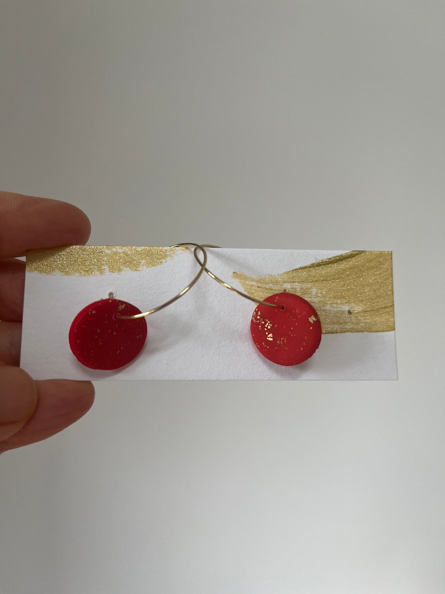 Colourdrops Hoops Red