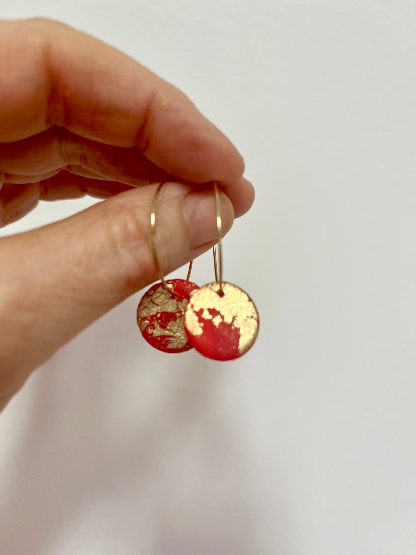 Colourdrops Hoops Red