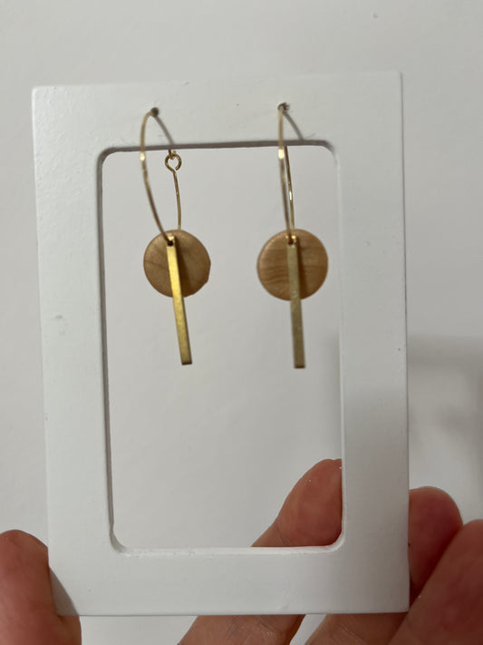 Champagne Metallic Hoop